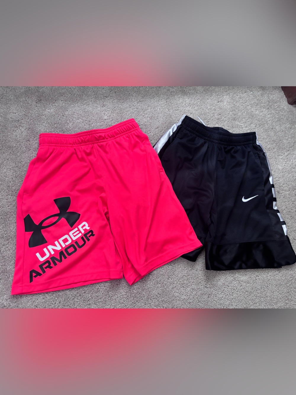 2 pairs of shorts. Size youth medium.